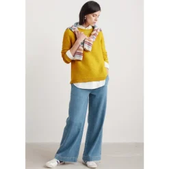 Seasalt Cornwall Sennen Cove Wide Leg Jeans | Women Trousers & Leggings | Jeans