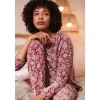 Seasalt Cornwall Setting Sun Pyjamas in GOTS-Certified Organic Cotton Jersey | Women Nightwear