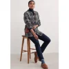Seasalt Cornwall Shallow Sun Checked Longline Shirt | Women Shirts & Blouses