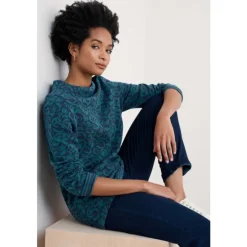 Seasalt Cornwall Shore Sighting Reversible Top | Women Tops | Sweatshirts
