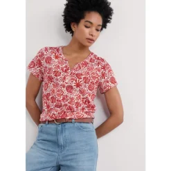 Seasalt Cornwall Short-sleeved Risso Top | Women Tops