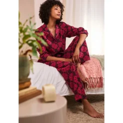 Seasalt Cornwall Simple Stars Flannel Pyjamas | Women Nightwear