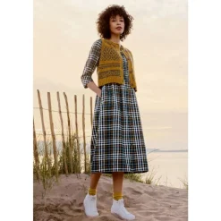 Seasalt Cornwall Tresco Abbey Yarn-dye Shirt Dress | Women Dresses