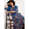 Seasalt Cornwall Veronica Midi Dress in GOTS-Certified Organic Cotton Jersey | Women Dresses