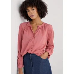Seasalt Cornwall Weaving Sea Shirt in GOTS-Certified Organic Cotton | Women Tops | Shirts & Blouses