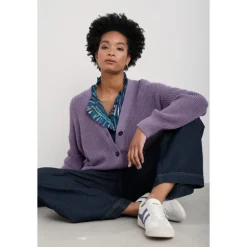 Seasalt Cornwall Winding Creek Organic Cotton Knit Cardigan | Women Knitwear