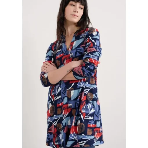 Seasalt Cornwall Wreathe Jersey Tunic | Women Tunics | Tops