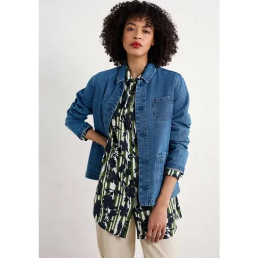 Seasalt Cornwall Wren Flutter Longline Shirt | Women Shirts & Blouses